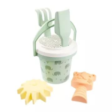 Mochtoys Homokozókészlet, 6 részes - pasztell zöld homokozójáték