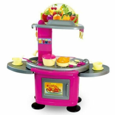 Mochtoys Rózsaszín játékkonyha konyhapulttal és kiegészítőkkel 78 cm konyhakészlet