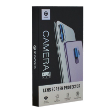Mocolo kameravédő üveg (2.5D lekerekített szél, karcálló, 9H) ÁTLÁTSZÓ [Samsung Galaxy S21 Plus (SM-G996) 5G] mobiltelefon kellék