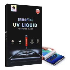 Mocolo UV LIQUID képernyővédő üveg (3D full cover, íves, karcálló, 0.3mm, 9H + UV lámpa) ÁTLÁTSZÓ [Samsung Galaxy S21 Plus (SM-G996) 5G] mobiltelefon kellék