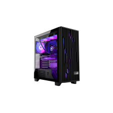 Modecom Computer case Volcano Perun Apex ARGB Midi black számítógép ház