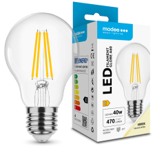 Modee LED Izzó Filament A60 4W E27 360° 4000K (470 lumen) ERP izzó