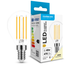 Modee LED lámpa , égő , izzószálas hatás , filament  , E14 foglalat , G45 , 4 Watt  ,... izzó