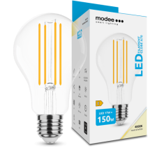 Modee LED lámpa , égő , izzószálas hatás , filament  , E27 foglalat , A70 , 17 Watt , 2452 lumen... izzó