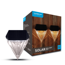 Modee Lighting LED Szolár Napelemes Fali Lámpa WS127 (2db/doboz) kültéri világítás