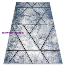  Modern COZY szőnyeg 8872 Wall, Geometriai, háromszögek - kék 280x370 cm lakástextília
