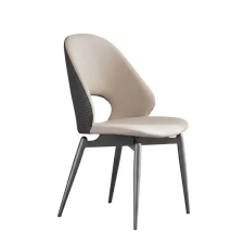  Modern ergonomikus étkezőszék – Bézs és mintás szürke MES-01 bútor