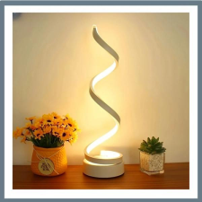  Modern Geometrikus Spirál Asztali Lámpa – 29,5 × 10 cm fehér ER314042W világítás