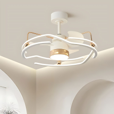  Modern mennyezeti ventilátoros LED lámpa – fényerőszabályozható világítás távirányítóval (BBD) világítás