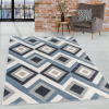  Modern szőnyeg Charlotte 2404 (Blue-Gray) 200x290cm Kék-Szürke