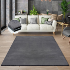  Modern szőnyeg Melba Plüss (Antracit) 120x170cm Sötét Szürke lakástextília