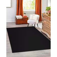 Modern szőnyeg Nora (Black) 60x110cm Fekete lakástextília