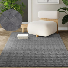 Modern szőnyeg Rio 3D Join (Antracit) 120x170cm Sötét Szürke lakástextília