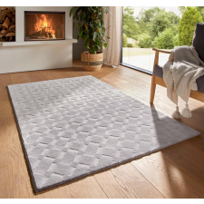 Modern szőnyeg Rio 3D Join (Grey) 200x280cm Szürke lakástextília
