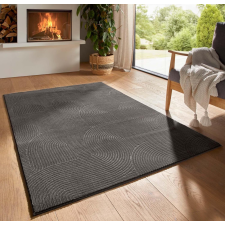 Modern szőnyeg Rio 3D Joy (Antracit) 120x170cm Sötét Szürke lakástextília