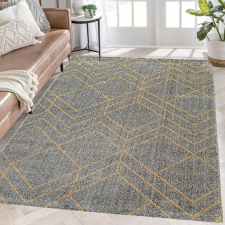  Modern szőnyeg Rombusz 064 (Yellow) 80x150cm Sárga-Szürke lakástextília