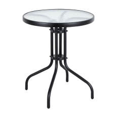 ModernHome Kerti asztal 60 cm-es kerti asztal a kerti teraszra kerti bútor