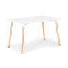 ModernHome Modern téglalap alakú asztal 120x80 cm étkezőbe, nappaliba, konyhába ModernHome