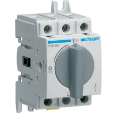  Moduláris terheléskapcsoló 3P 63A 380/415V (Hager HAB306) villanyszerelés