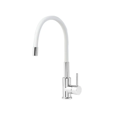  MOFÉM Infinite mosogató csaptelep, egykaros, álló, FLEXIBILIS kifolyó FEHÉR 2591S280W csaptelep