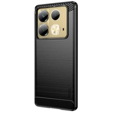 MOFI CASE Infinix Note 40 4G MOFI szilikon telefonvédő ütésállóság, karbon minta, FEKETE tok és táska