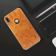 MOFI HUAWEI nova 3i, P Smart+, MOFI mobiltok, bőr hátlap, BARNA tok és táska