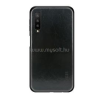 MOFI szilikon telefonvédő (bőr hatású hátlap) FEKETE (GP-83092)