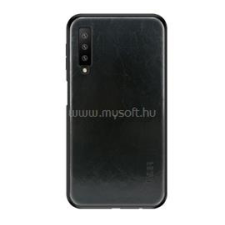 MOFI szilikon telefonvédő (bőr hatású hátlap) FEKETE (GP-83092) tok és táska