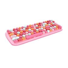 MOFII Candy BT vezeték nélküli Bluetooth billentyűzet rózsaszín (SK-646BT Pink) (6950125747967) billentyűzet