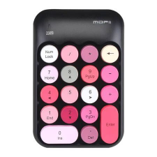 MOFII X910 vezeték nélküli numerikus billentyűzet fekete-piros (6950125747691) (X910 Black/Red) billentyűzet