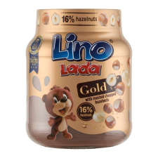  Mogyorókrém LINO LADA Gold mogyoródarabokkal 350g csokoládé és édesség