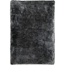 moldabela Samba szőrme utánzat, 2 tónusú, pihe-puha, antracit, 80x80cm kör lakástextília