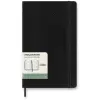 Moleskine 2026 L vízszintes heti, puha borító, fekete