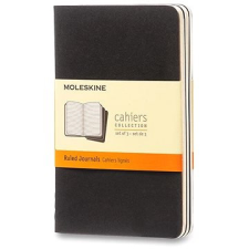 Moleskine Cahier S, fekete - 3 darabos kiszerelés füzet