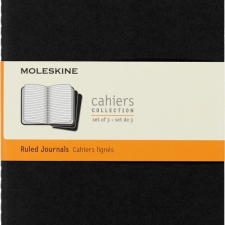 Moleskine Jegyzetfüzet Cahier 3 Darab Qp316 Fekete L Vonalas (MS-704956) füzet