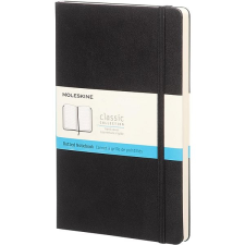 Moleskine L, kemény borító, pöttyös, fekete füzet