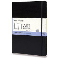 Moleskine L, keményfedeles, fekete füzet
