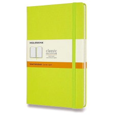Moleskine L, keményfedeles, vonalas, lime füzet