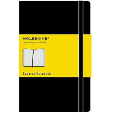 Moleskine Large 240lapos kockás fekete jegyzetfüzet (246890) füzet