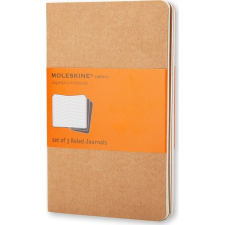 Moleskine Pocket 64lap vonalas 3db/csomag barna jegyzetfüzet (MS-704925) füzet