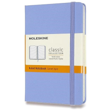 Moleskine S, kemény borítós, vonalas, égszínkék füzet