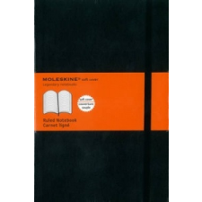  Moleskine Soft Large Ruled Notebook Black – Moleskine naptár, kalendárium