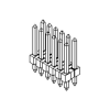 MOLEX Beépíthető stift sor (standard) 702871003 1 db ömlesztett (702871003)