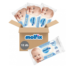MOLFIX Sensitive Skin izotóniás illatmentes kupakos nedves törlőkendő 12x60 db törlőkendő