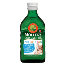  Möller's Mom Baby Tőkehalmáj olaj 250 ml vitamin és táplálékkiegészítő