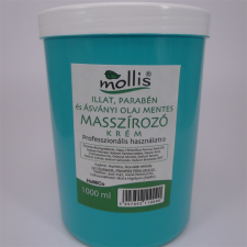Mollis masszírozó krém illatmentes 1000 ml masszázskrémek, masszázsolajok