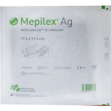 Mölnlycke Health Care Kft. Mepilex Ag 17,5x17,5 cm 1x gyógyászati segédeszköz