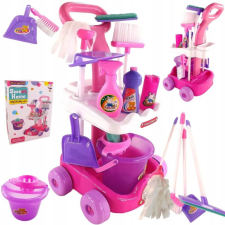 Mommy's Little Help játék takarító szett kocsi kiegészítőkkel házimunka