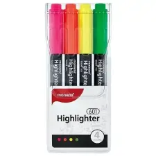 MONAMI 601 - 4, kerek, 4 db-os készlet filctoll, marker