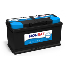 Monbat AGM Start Stop 12V 105Ah 950A Jobb+ Autó Akkumulátor autó akkumulátor